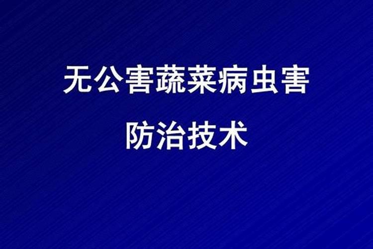 绿意盎然：无公害蔬菜病虫综合防治技术探秘