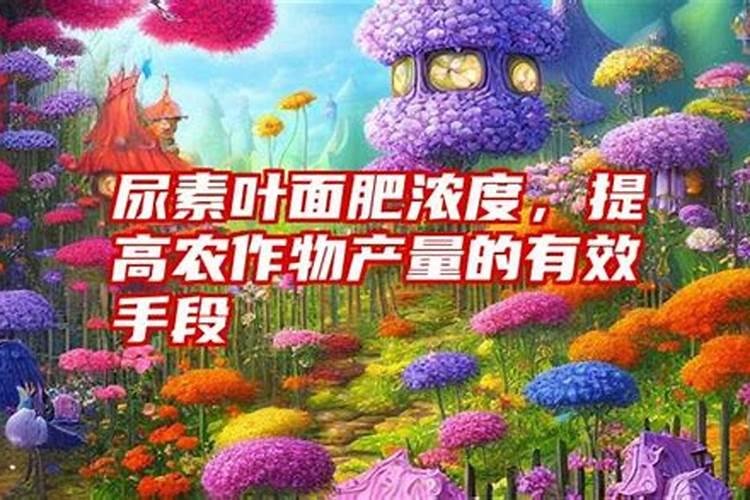 瓜果蔬菜的营养加餐：探究尿素叶面肥的适宜浓度