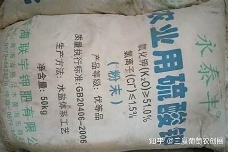 葡萄专用钾肥用什么肥料好一点？